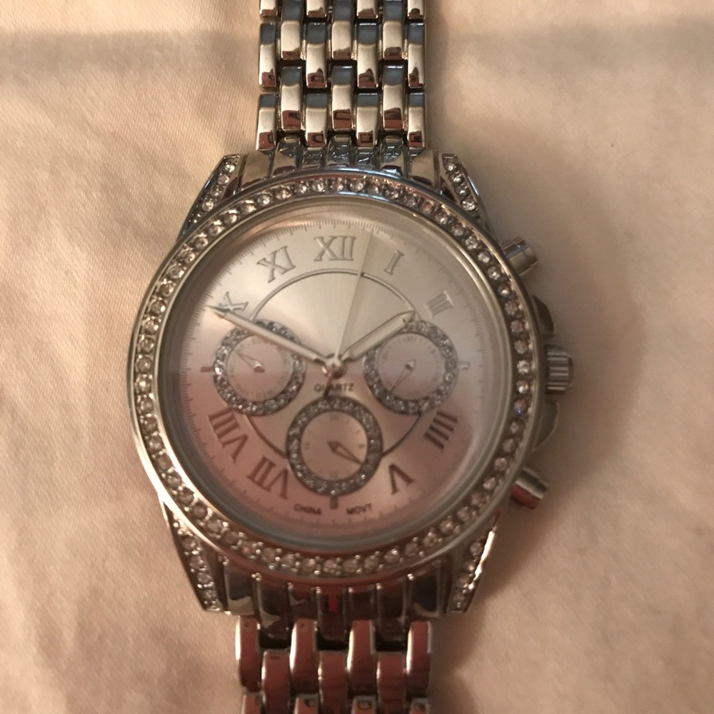 Lane Bryant NWOT rhinestone watch.