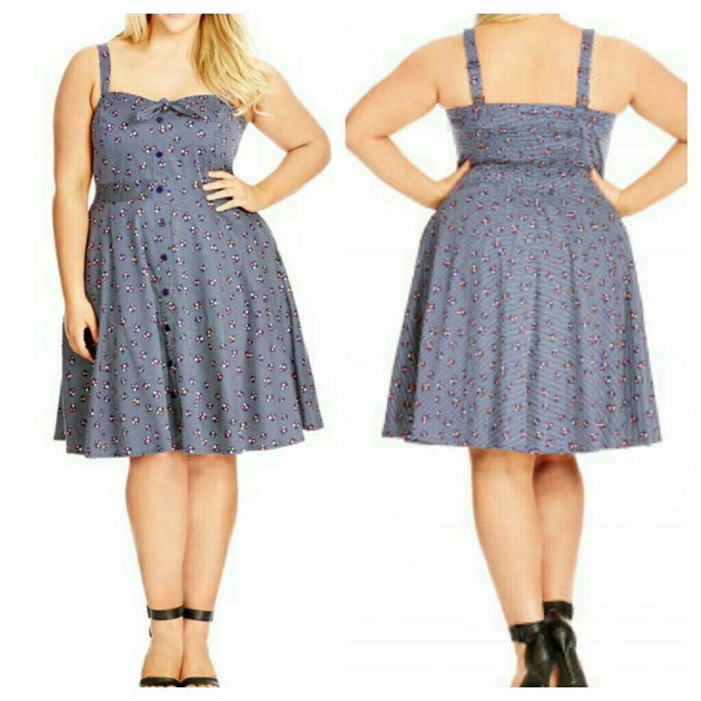 ➕ "Skylar" Floral Print Dress