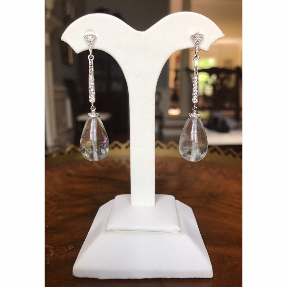 🌷Fluorite Silver Plated Earrings🌷