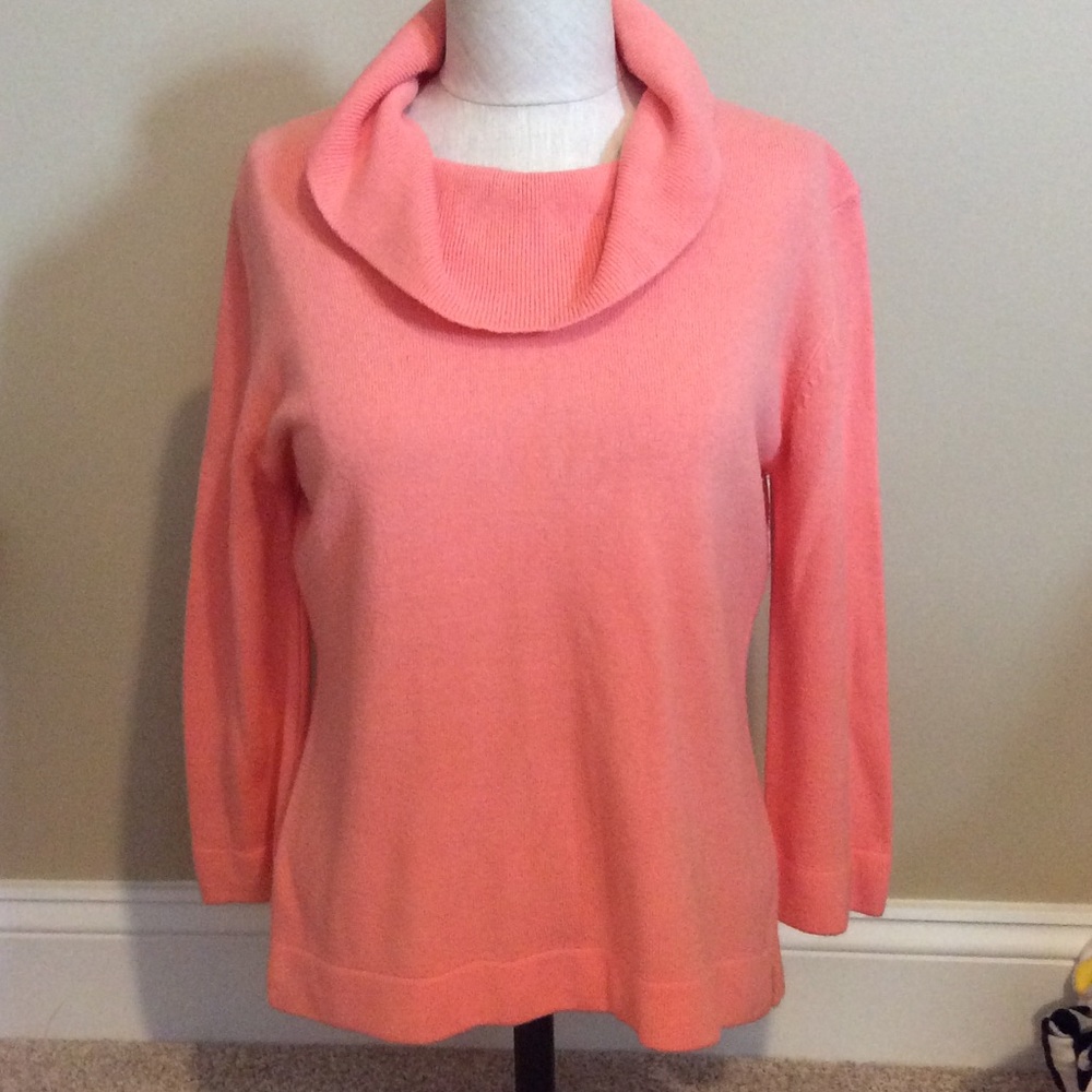Imagio peach 3/4 sleeve length sweater