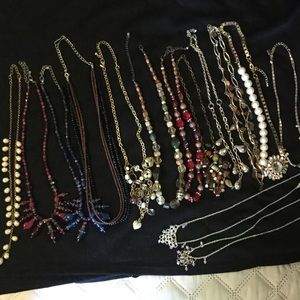 Necklace lot