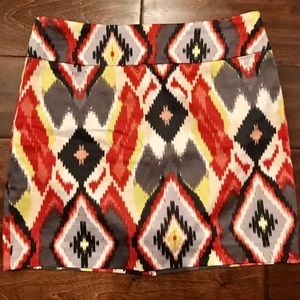 ❌SOLD❌Aztec Print Mini Skirt