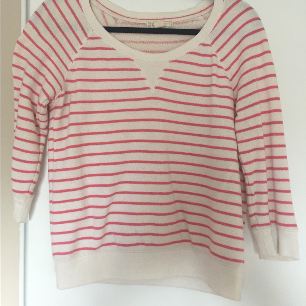 Forever 21 striped sweatshirt