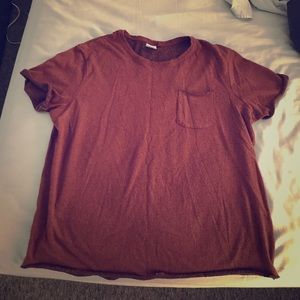 Weird texture pocketed t-shirt