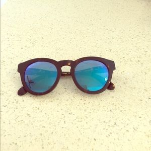 Tortoise frame, blue lense DIFF dime ll.