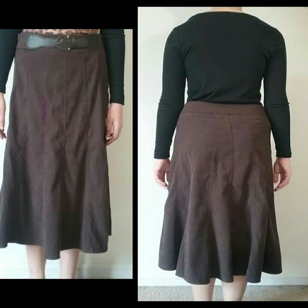 Brown skirt
