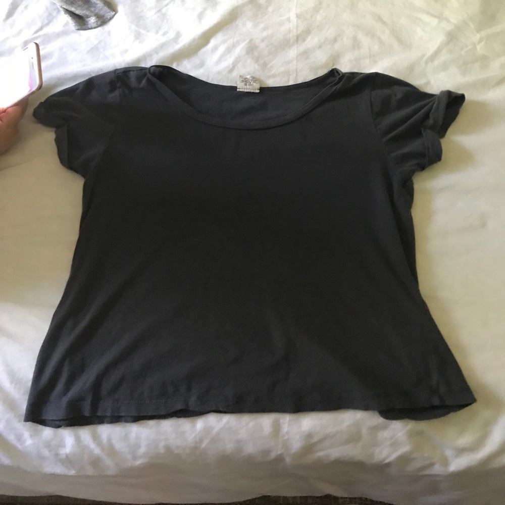 Gray shirt
