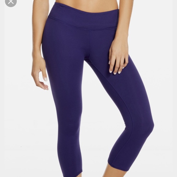Fabletics Pants - NWOT Fabletics navy blue workout capri