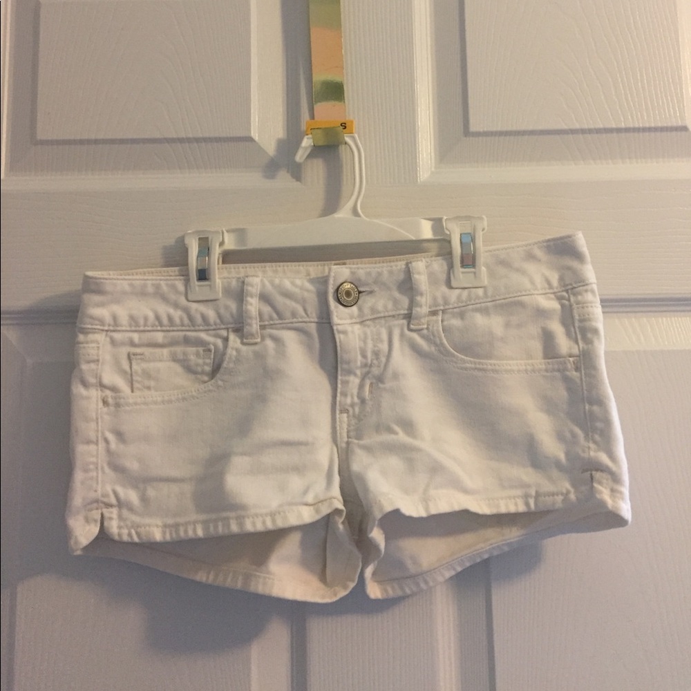 White Denim shorts