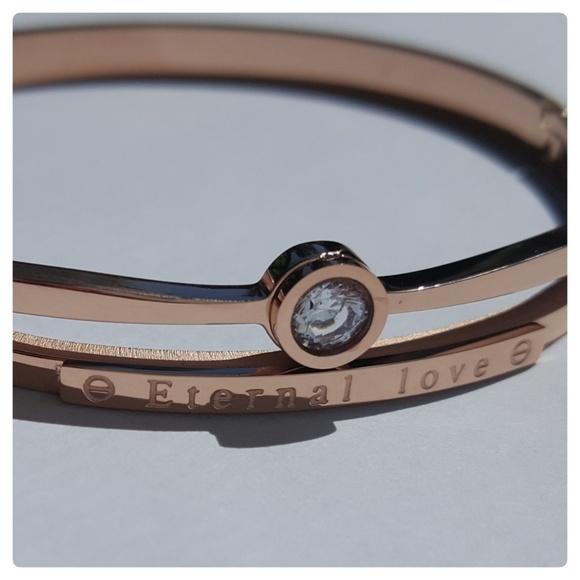 ♦️LAST 1♦️5🌟 SS RGP CZ "Eternal Love"Bangle - Picture 4 of 6