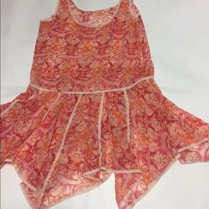 Intimately Free People Sheer Floral Tank Dress S