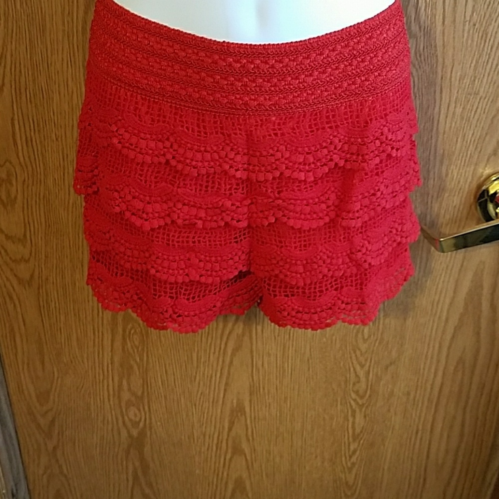 Last chance NWOT CROCHET  SHORTS