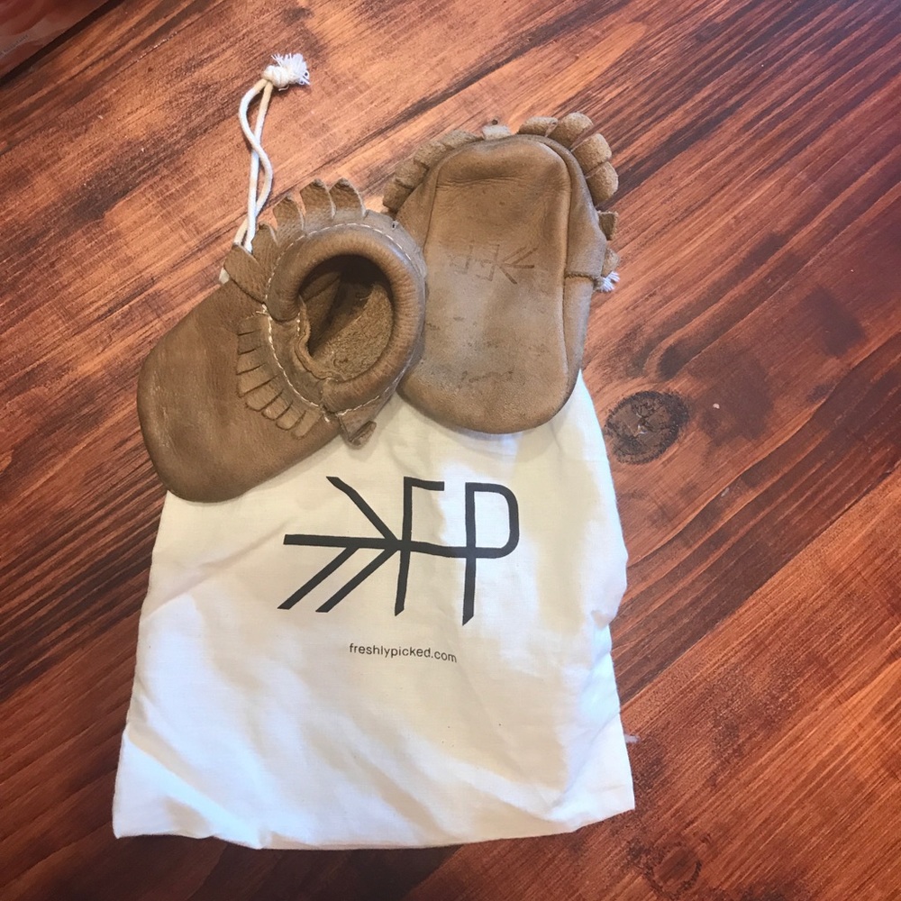 Freshly picked baby moccs