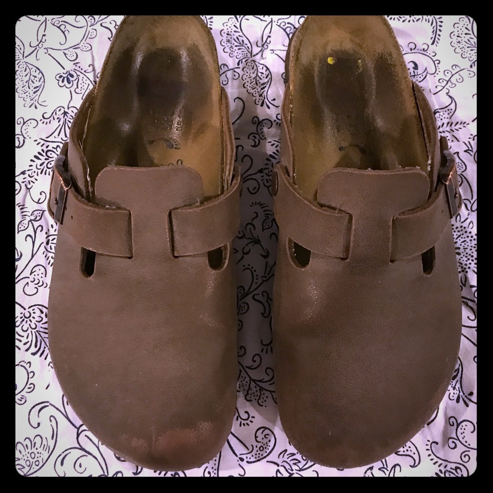 Brown Leather Birkis Birkenstock Clog