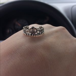 Pandora Princess Ring Size 7