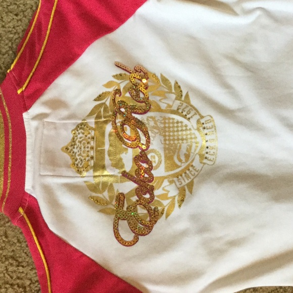 Echo Red Pink and white Sweater - Picture 3 of 3