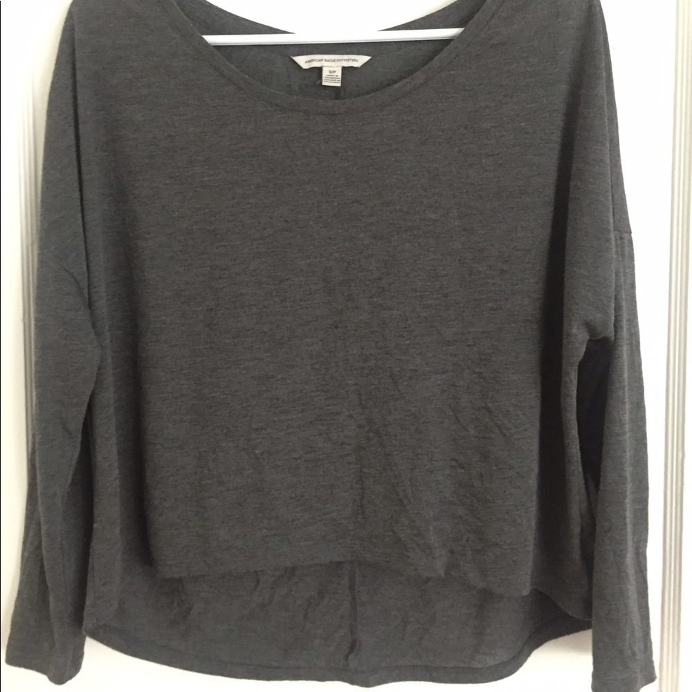 American Eagle High Low Crop Top