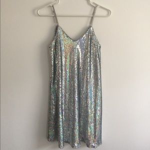 Sequin Slip Dress