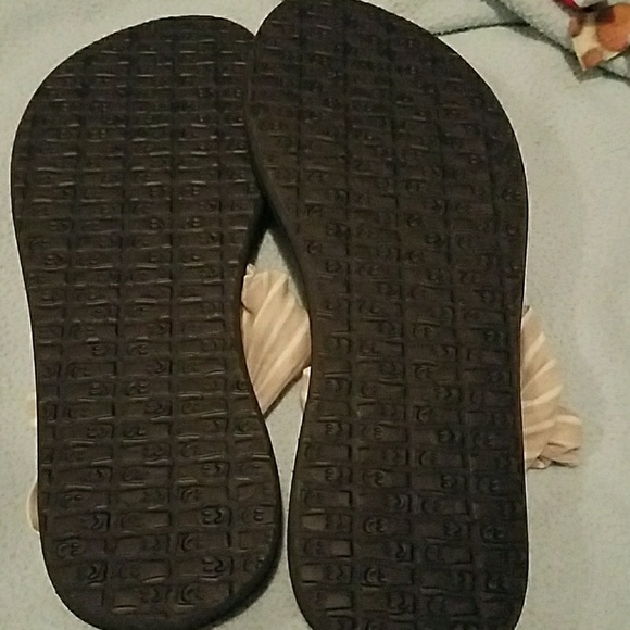 Sanuk yoga sling tan white w 7 - Picture 3 of 3