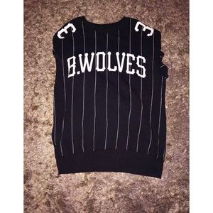 H&M B Wolves Crewneck sweatshirt black/white
