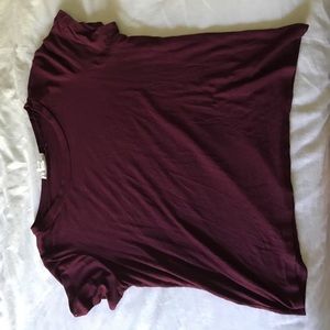 Burgundy shirt