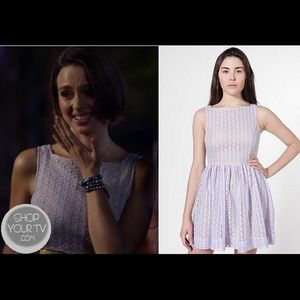 American Apparel Lilac Lace Dress