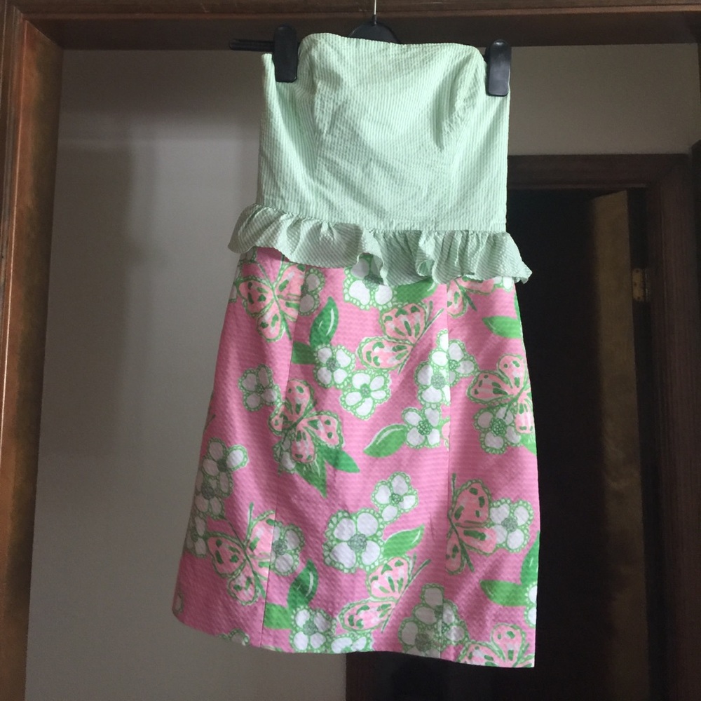 Lilly Pulitzer strapless dress