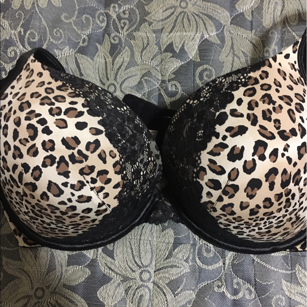 Sexy leopard print bra