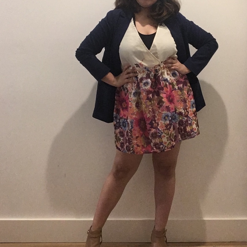 Floral beach dress
