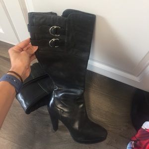 Cole haan nike air knee high boots