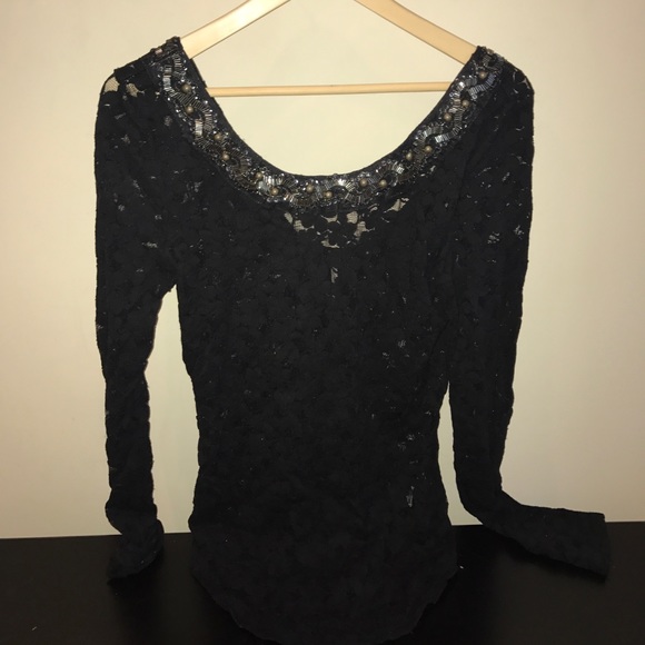 FREE PEOPLE lace top - Picture 1 of 4