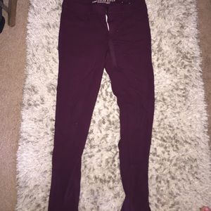 Dark purple jeggings