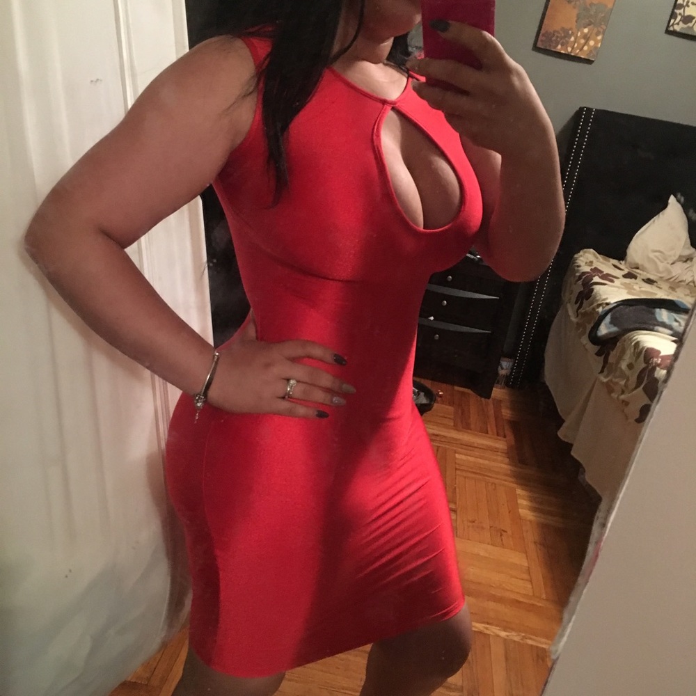 Red dress