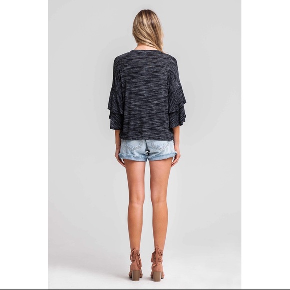 >BUY2/1FREE< Anything is Possible Ruffle Top - Picture 3 of 5