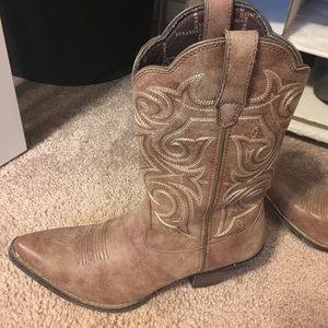 Size 10 cowboy/cowgirl women's boots