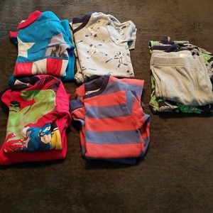 Lot Of Boys Pajamas mixed Sizes