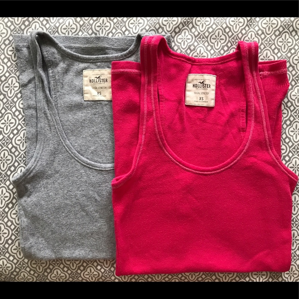 Ribbed Hollister Tank tops