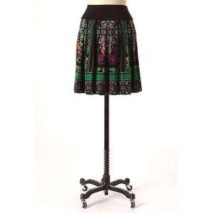 RARE Anthropologie Luminous Panes Skirt Ric Rac