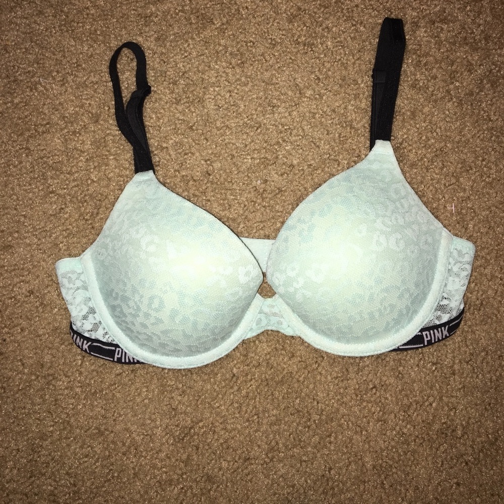 Pink bra