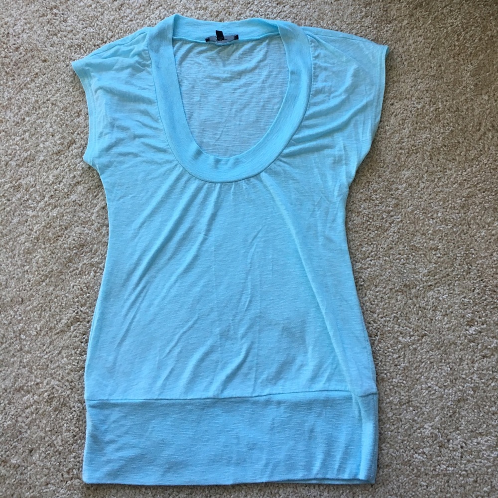 Express powder blue tunic