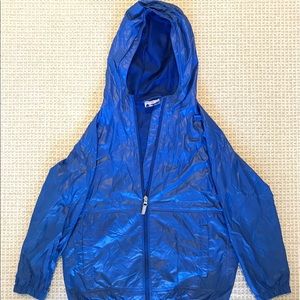 Hanna Andersson Boys blue raincoat (size 140)