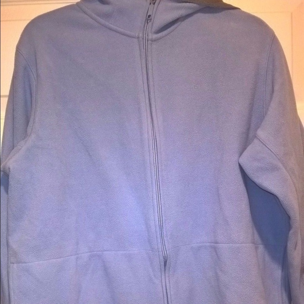 LT Sport Light Blue Fleece Hoodie Jacket