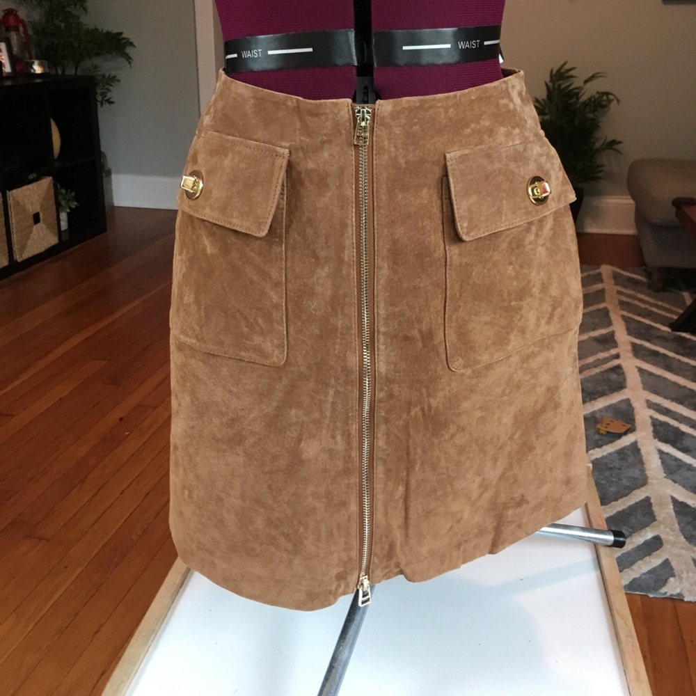 Trucco Suede Skirt