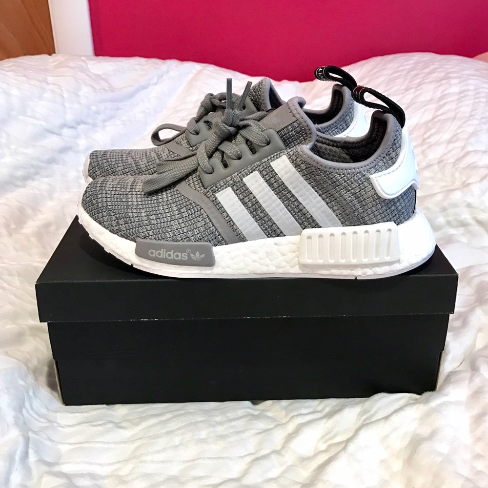 Adidas NMD R1 Glitch Grey Prime Knit