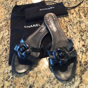 Chanel Floral Sandals