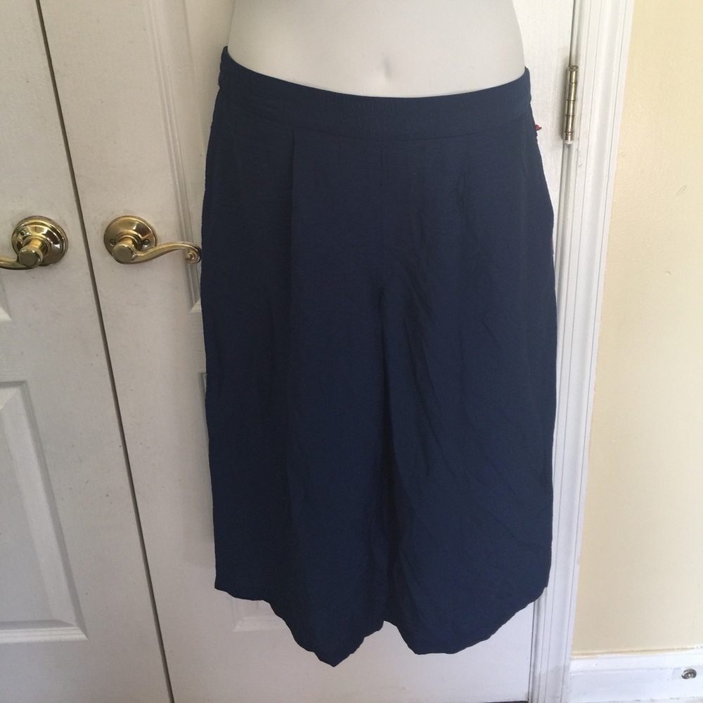 Rafaela gaucho Capri wide leg estate blue