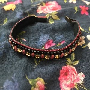 Red and black Anthropologie bracelet
