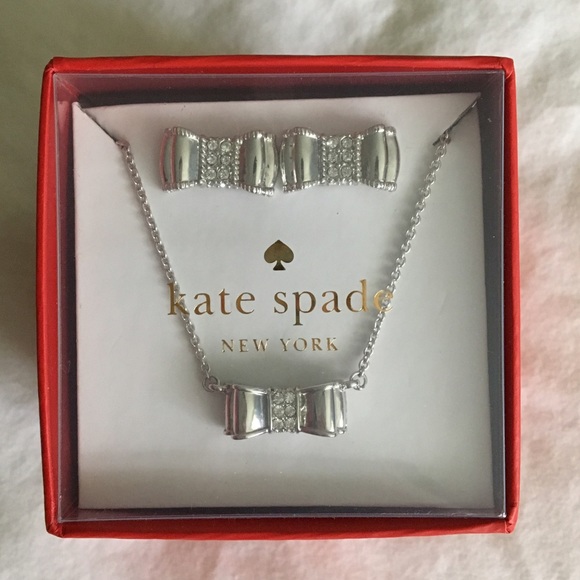 Kate Spade Moon River Pave Box Set in Silver - Picture 1 of 4