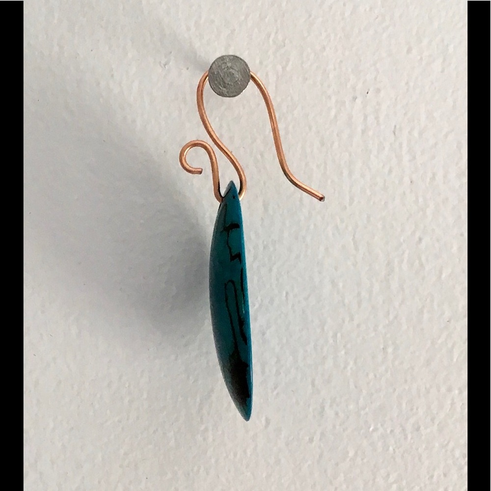 🌈Fabulous Tagua Earrings with Copper!🌺🌈🌻NWT
