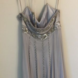 Sue Wong Dresses - Sue Wong Silver Beaded Flapper Dress Sue Wong Dresses - Sue Wong Silver Beaded Flapper Dress
